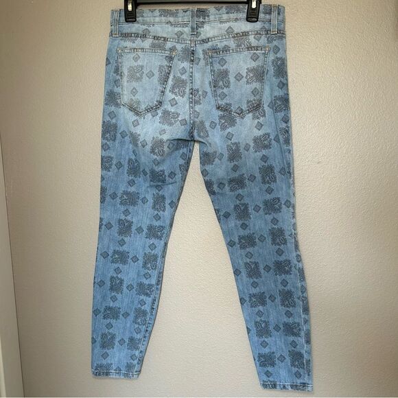 Current Elliott The Stiletto Vintage Paisley ankle skinny jeans women’s size 28 - Picture 6 of 11